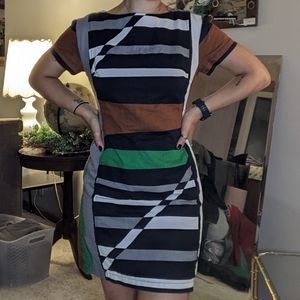 Derek Lam geometric dress, size 6